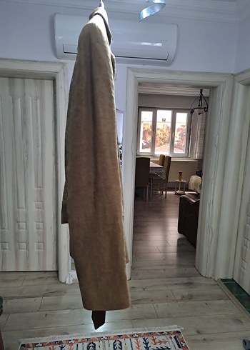 Düğmeli Keten Bej Nakışlı Kadın Blazer - Görsel 3