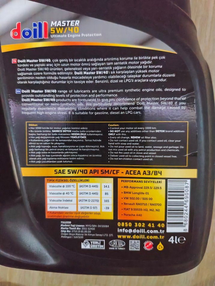 5-40 Yağ Bidonu yerli - Görsel 4