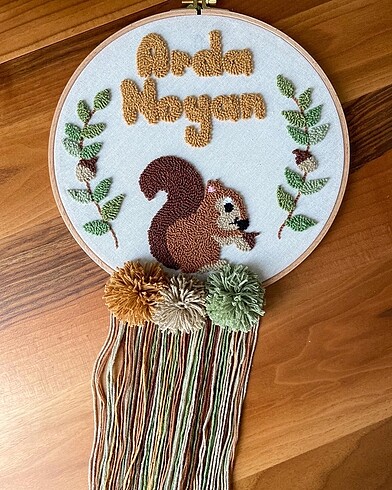 Kişiye özel kapı süsü