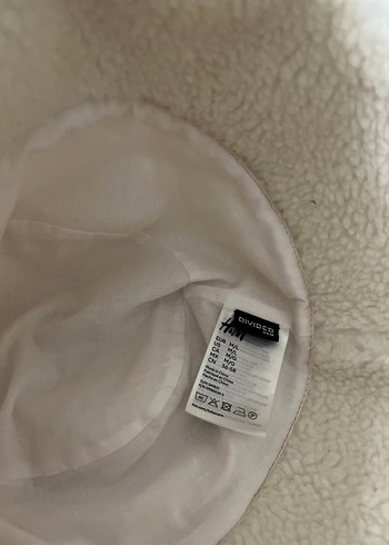 H&M Beyaz Kadın Polar Bucket Şapka