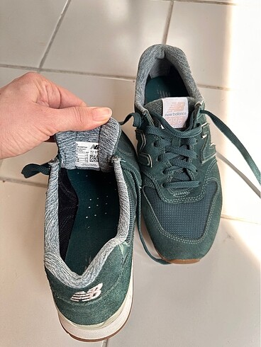 39 Beden yeşil Renk New Balance spor ayakkabı