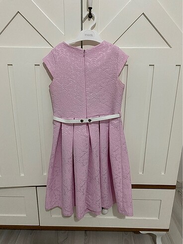Çocuk pembe elbise - Görsel 3