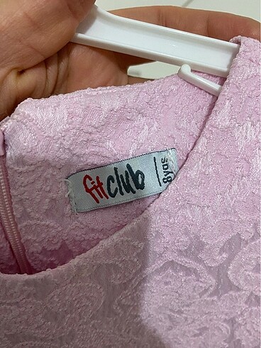 Çocuk pembe elbise - Görsel 4