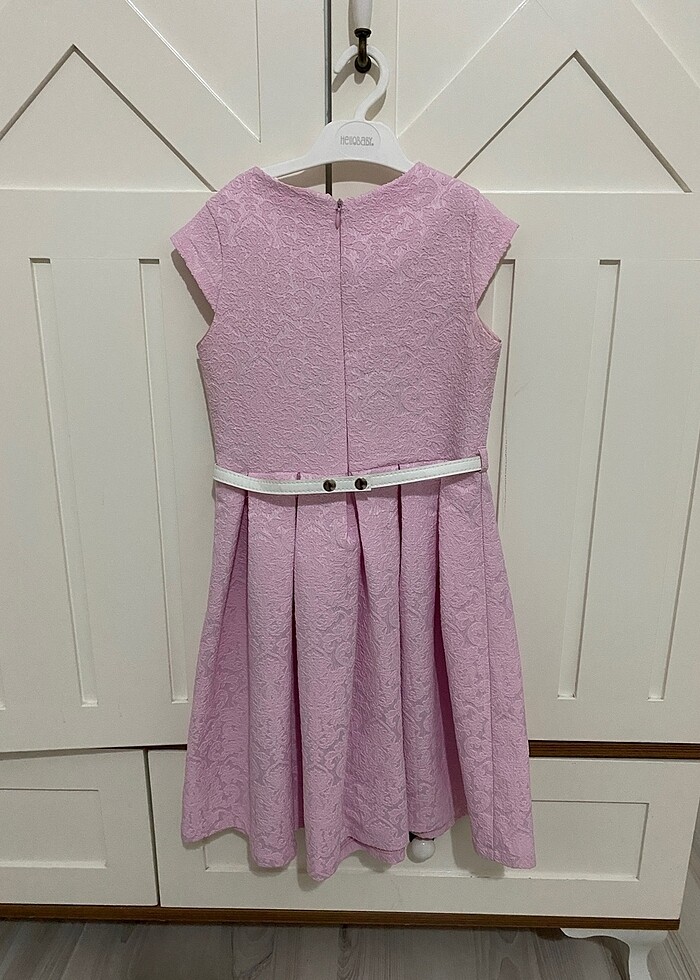 Çocuk pembe elbise - Görsel 3