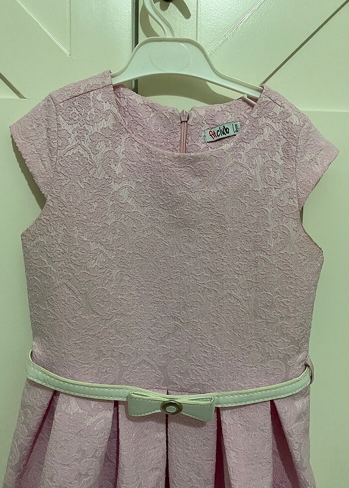 Çocuk pembe elbise - Görsel 2