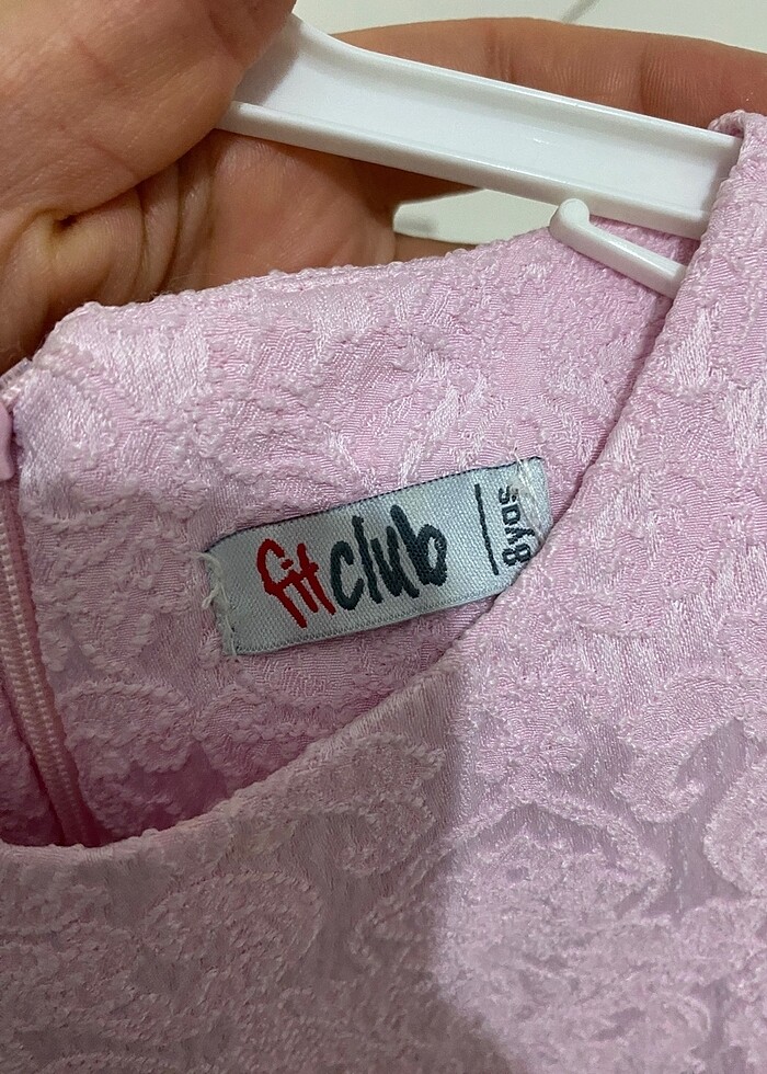 Çocuk pembe elbise - Görsel 4