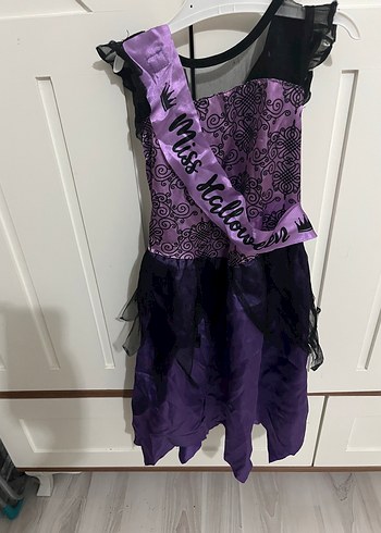 Mor Gotik Kız Çocuk Abiye Elbise - Görsel 2