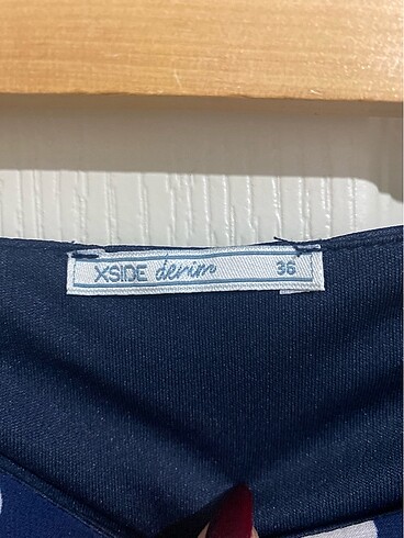 Diğer Lacivert puantiyeli elbise