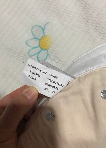 30 Beden beyaz Renk Mavi jeans beyaz kot pantolon