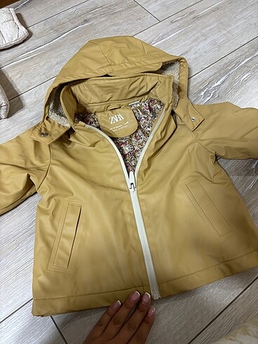 12-18 Ay Beden camel Renk zara ceket
