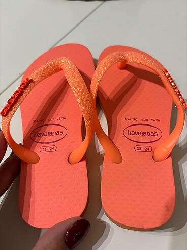 24 Beden turuncu Renk havaianas terlik