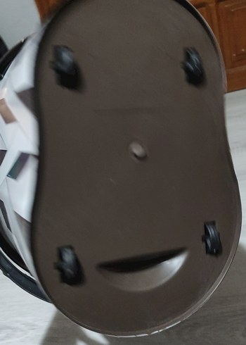 Kahverengi Saplı Gri Desenli vilada kovası - Görsel 2