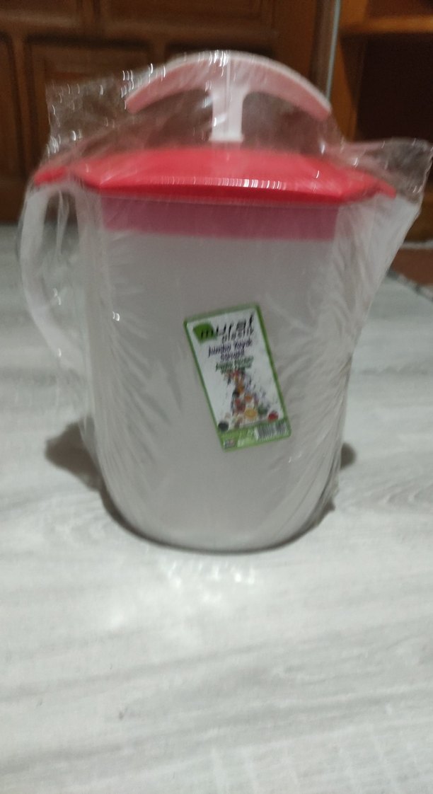 Kırmızı Kapaklı Plastik Sürahi ayran yayık surahisi - Görsel 2