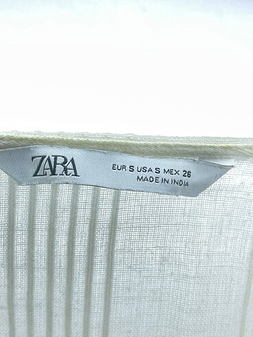 s Beden beyaz Renk Zara Bluz %70 İndirimli.