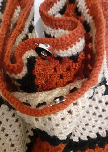 Örgü Bohem Kadın Çanta el emeği - Görsel 5