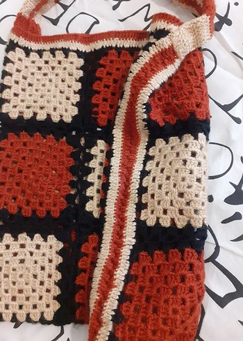 Örgü Bohem Kadın Çanta el emeği - Görsel 4