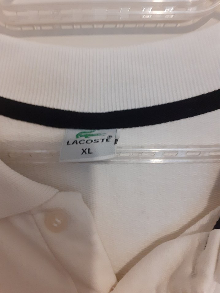 Erkek Beyaz Uzun Kollu Polo Yaka Tişört - Görsel 2