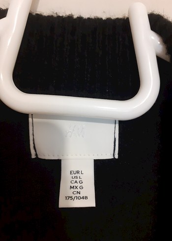 Kadın Siyah Midi Yün Hırka h&m yumoş hırka - Görsel 4