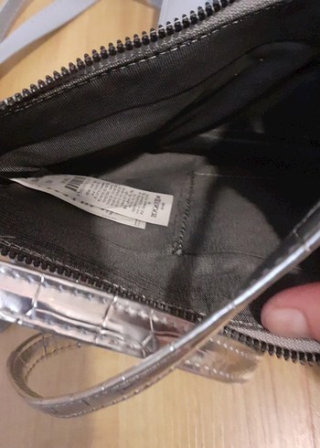 Minimalist Mavi Deri Kadın Çanta - Görsel 2