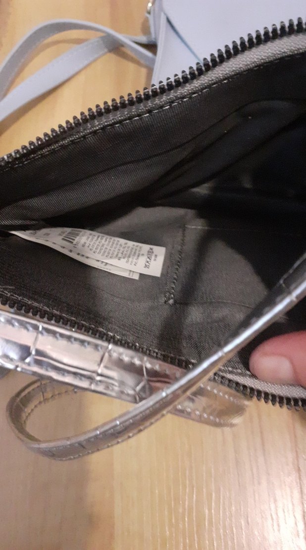 Minimalist Mavi Deri Kadın Çanta - Görsel 2