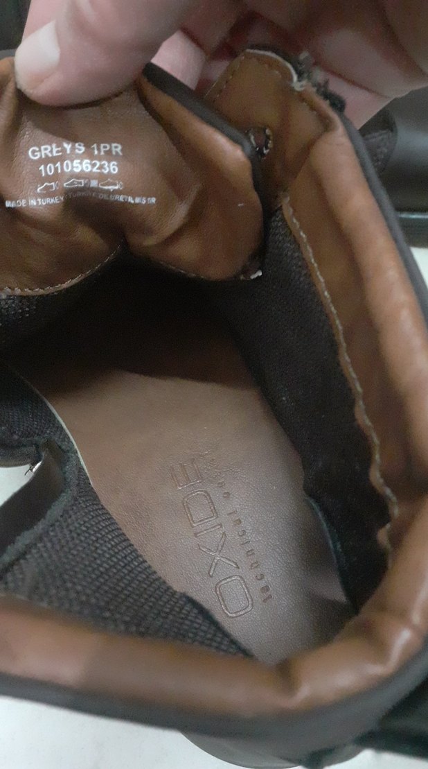 Kahverengi Deri Erkek Biker Bot - Görsel 3