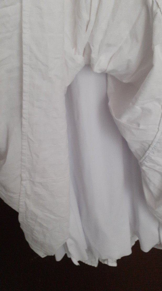 Pamuk Beyaz Uzun Bohem Elbise QUQA markası - Görsel 4