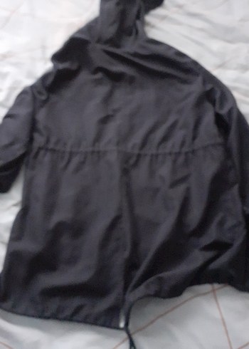 Düğmeli  fermuarlı lacivert Midi Kadın Ceket - Görsel 6