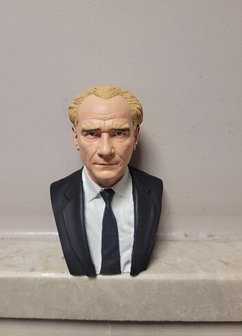 Renkli Atatürk Büstü 9 Cm