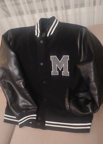 Düğmeli Siyah Mavi Jeans Ceket Mont - Görsel 3