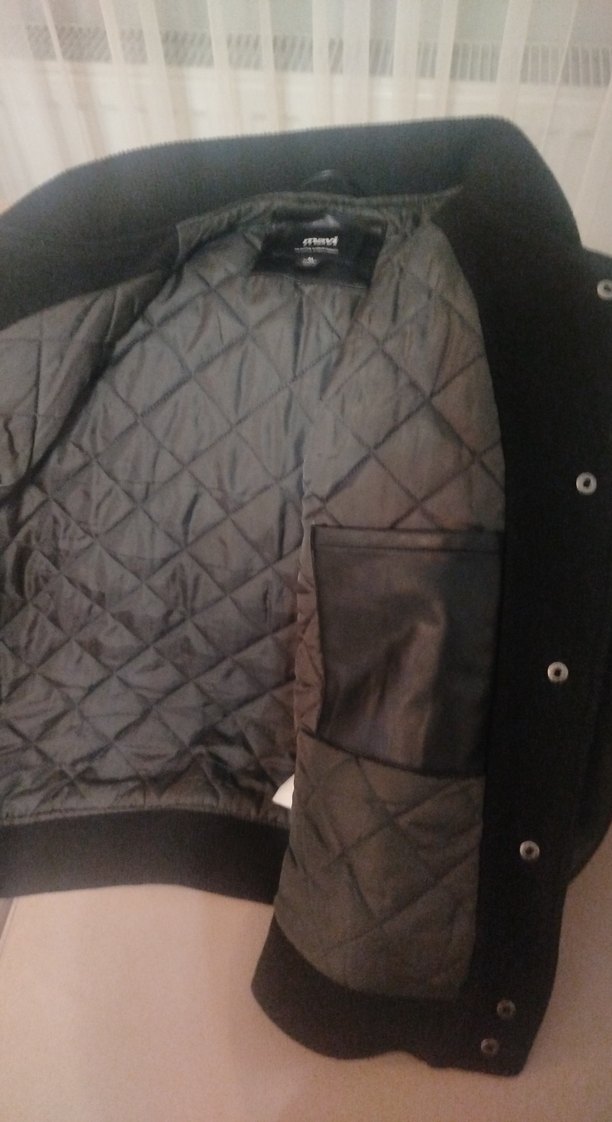 Düğmeli Siyah Mavi Jeans Ceket Mont - Görsel 4