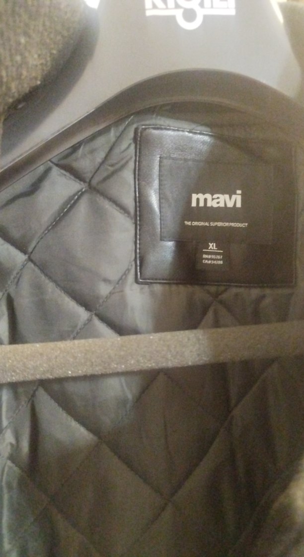 Düğmeli Siyah Mavi Jeans Ceket Mont - Görsel 2