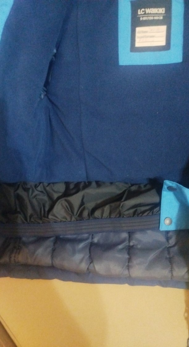 Erkek Çocuk Mavi Fermuarlı Streetwear Mont - Görsel 3