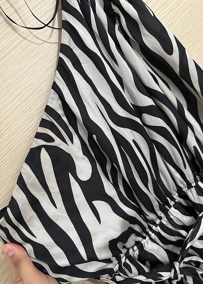 saten elbise addax - Görsel 2