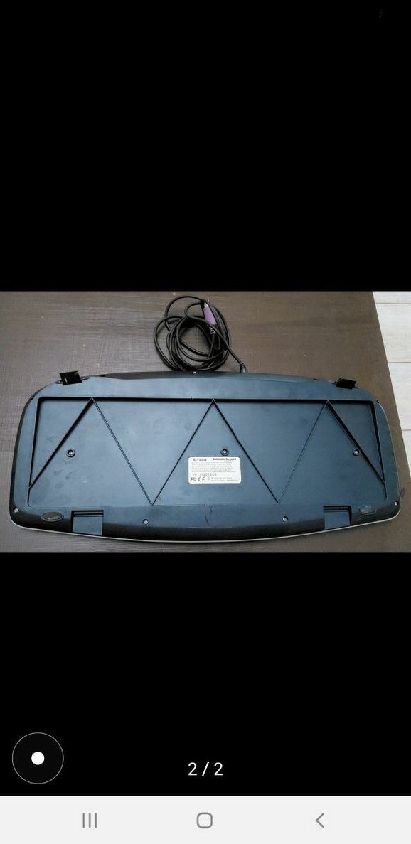 A4Tech Gri Kablolu Klavye - Görsel 2