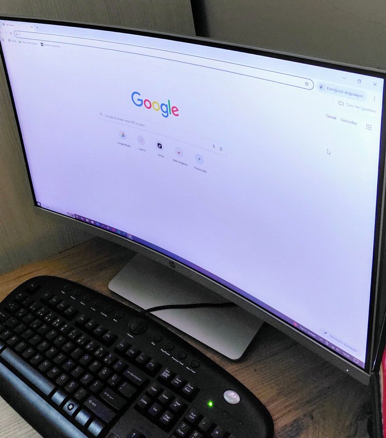 HP 27' CURVED FULL HD KAVİSLİ MONİTÖR - Görsel 2