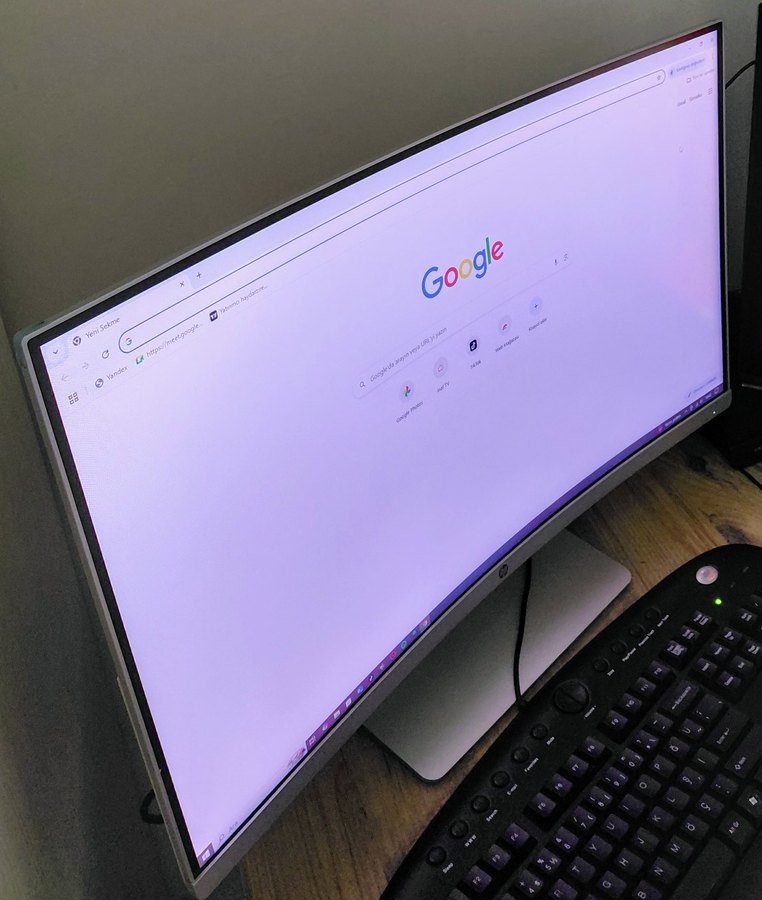 HP 27' CURVED FULL HD KAVİSLİ MONİTÖR - Görsel 4