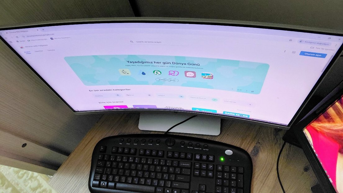 HP 27' CURVED FULL HD KAVİSLİ MONİTÖR - Görsel 3