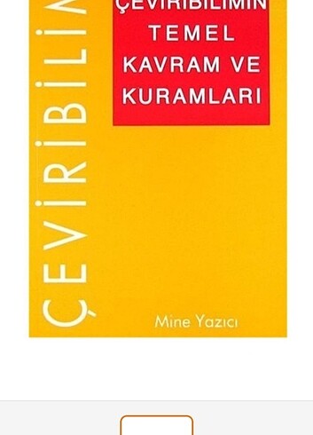 Çeviribilim Mine Yazıcı