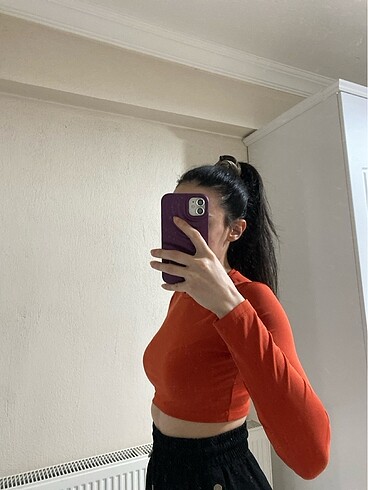 Trendyol & Milla Turuncu crop