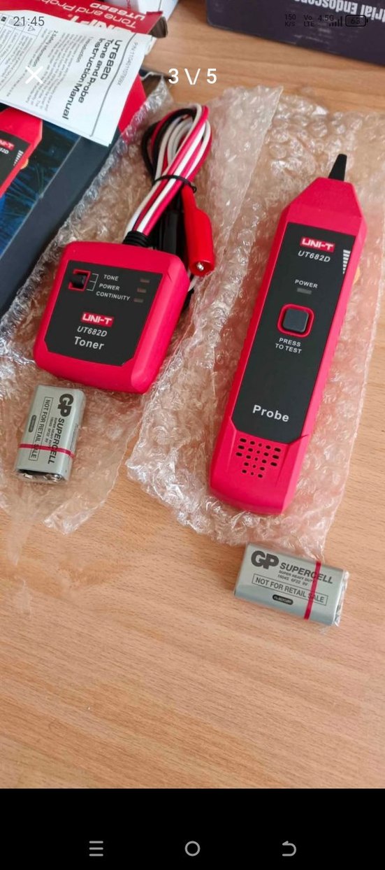 Uni-T UT-682D Kablo Bulucu Test Cihazı - Görsel 3