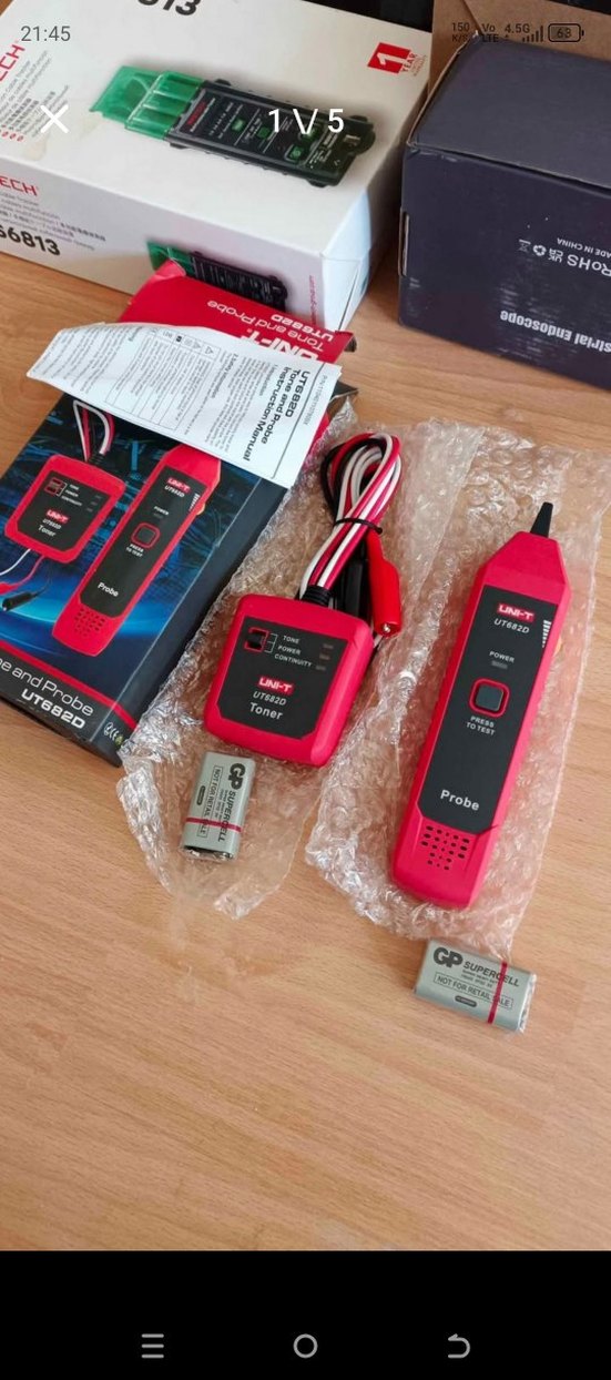 Uni-T UT-682D Kablo Bulucu Test Cihazı - Görsel 5