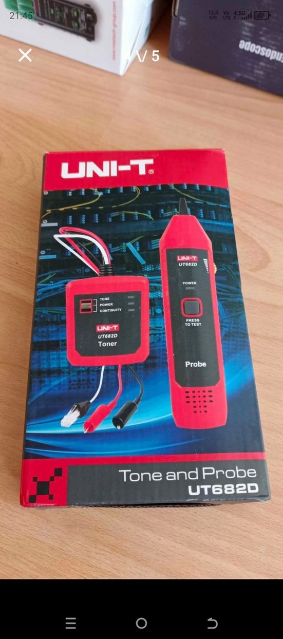 Uni-T UT-682D Kablo Bulucu Test Cihazı - Görsel 2