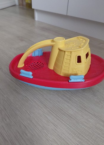  Renkli Oyuncak Tekne Sarı Detaylı