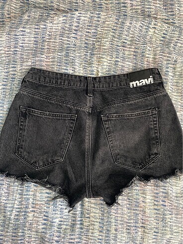 Mavi Jeans Mavi Rosie siyah kot şort