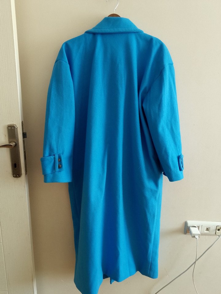 FAST PERRY Mavi uzun kaban - Görsel 3