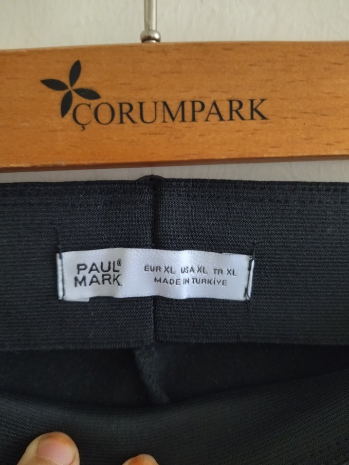 Siyah Deri Pilili Dar Kesim Kadın Pantolon - Görsel 4