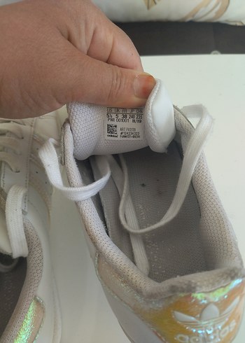 Adidas Beyaz Bağcıklı Kadın Spor Ayakkabı - Görsel 5