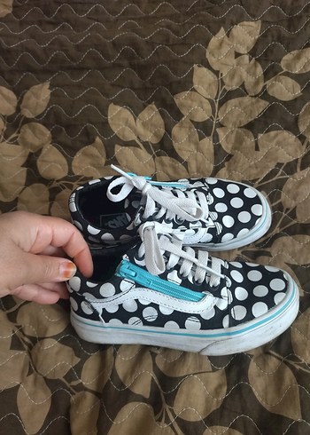 Vans Beyaz Puantiyeli Kız çocuk Spor Ayakkabı - Görsel 2