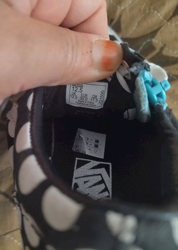 Vans Beyaz Puantiyeli Kız çocuk Spor Ayakkabı - Görsel 5