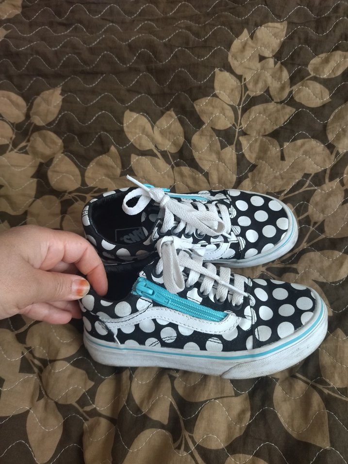 Vans Beyaz Puantiyeli Kız çocuk Spor Ayakkabı - Görsel 2